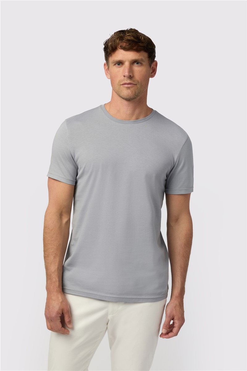  Grey Crew Neck T-Shirt