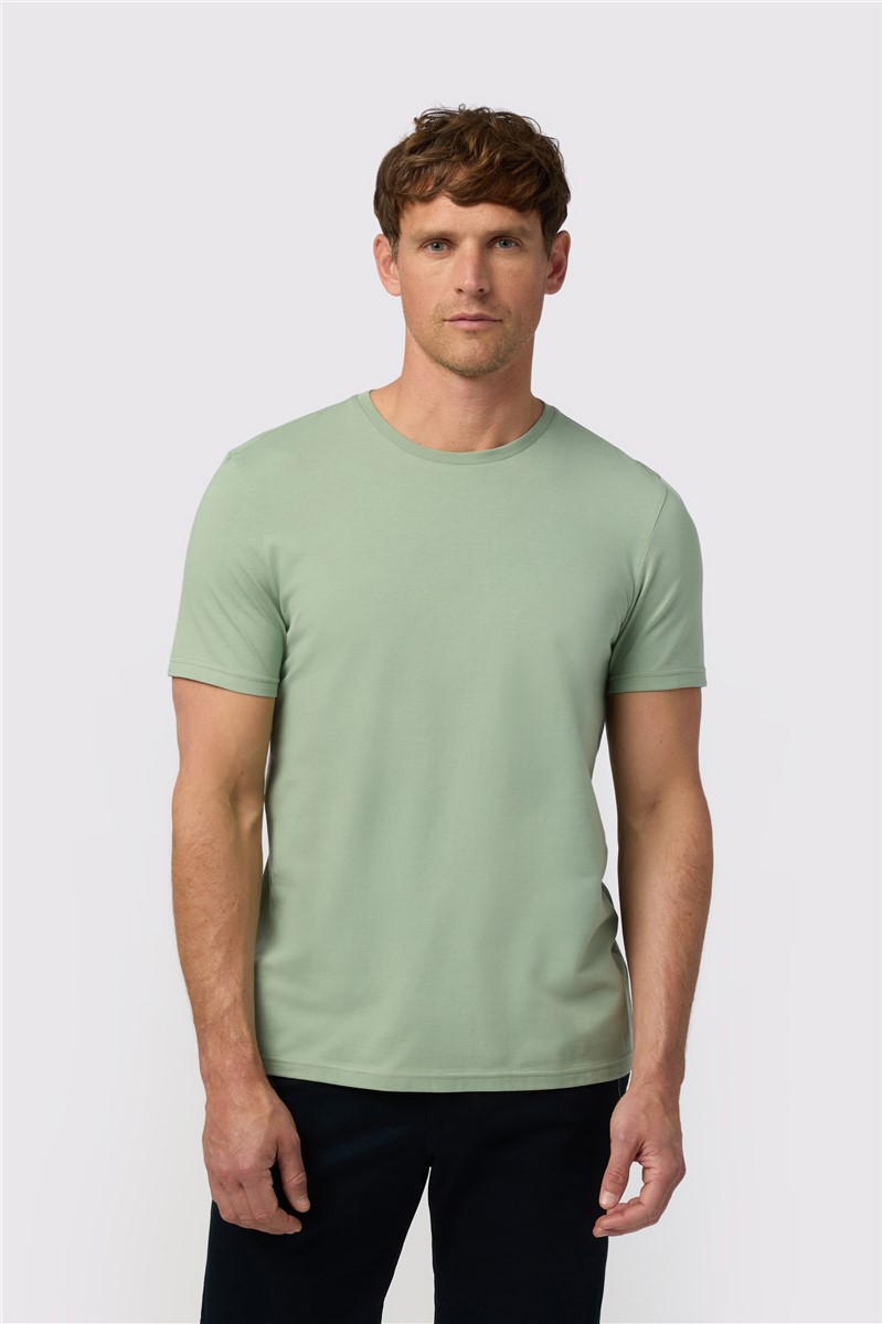  Sage Crew Neck T-Shirt