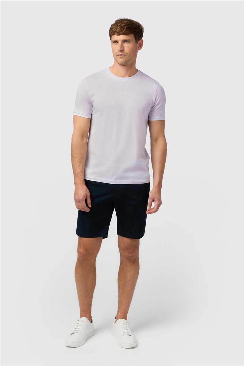  Lilac Crew Neck T-Shirt