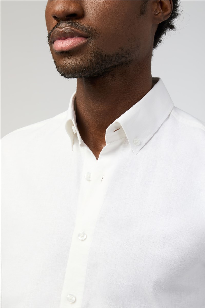  White Linen Shirt