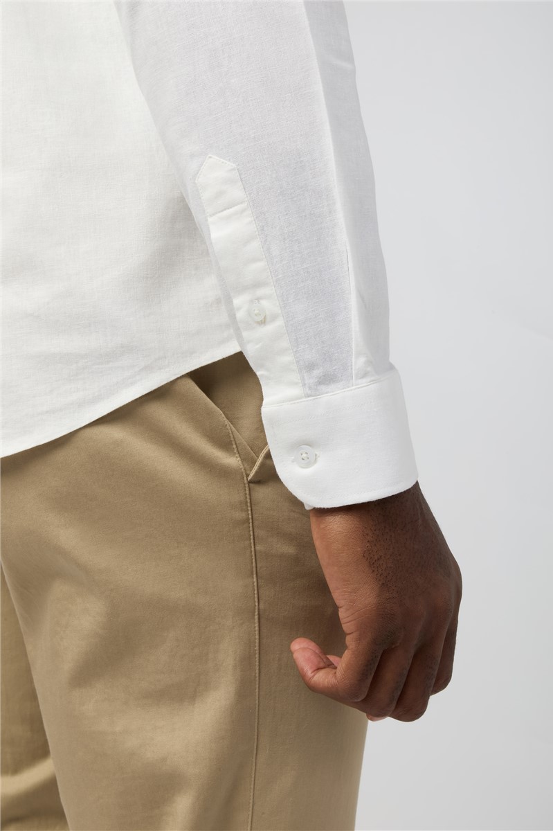 White Linen Shirt