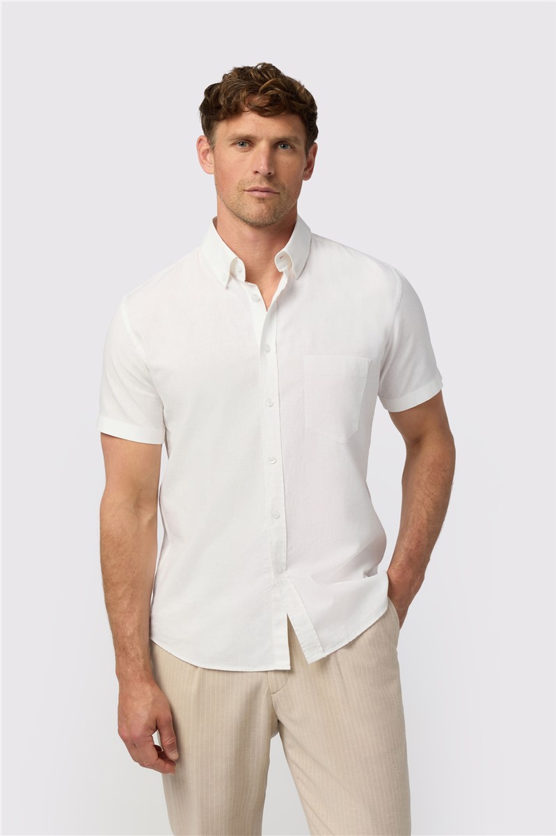  Short Sleeve Linen Shirt