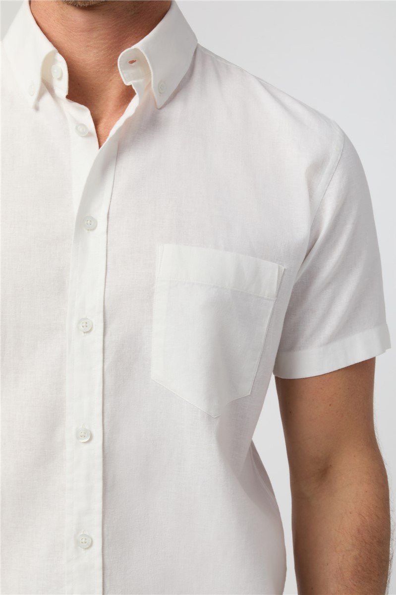  Short Sleeve Linen Shirt