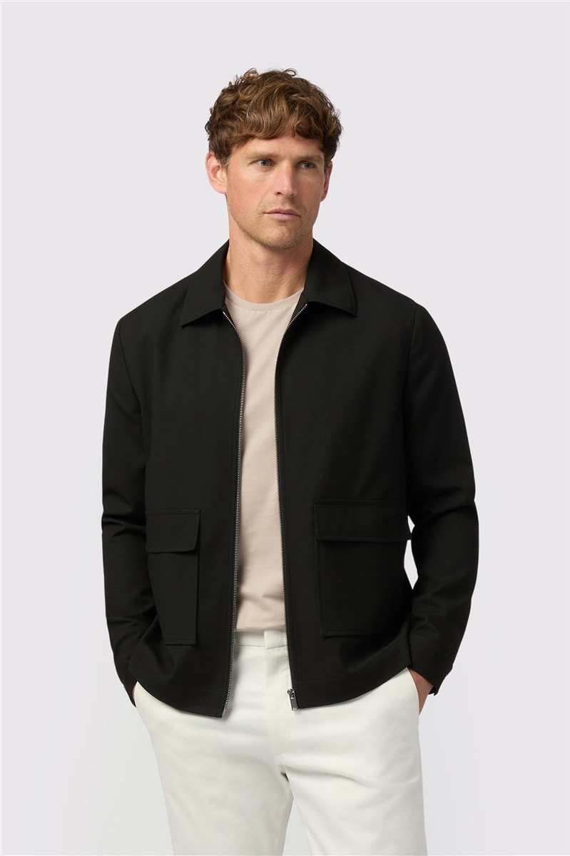  Black Zipped Jacket