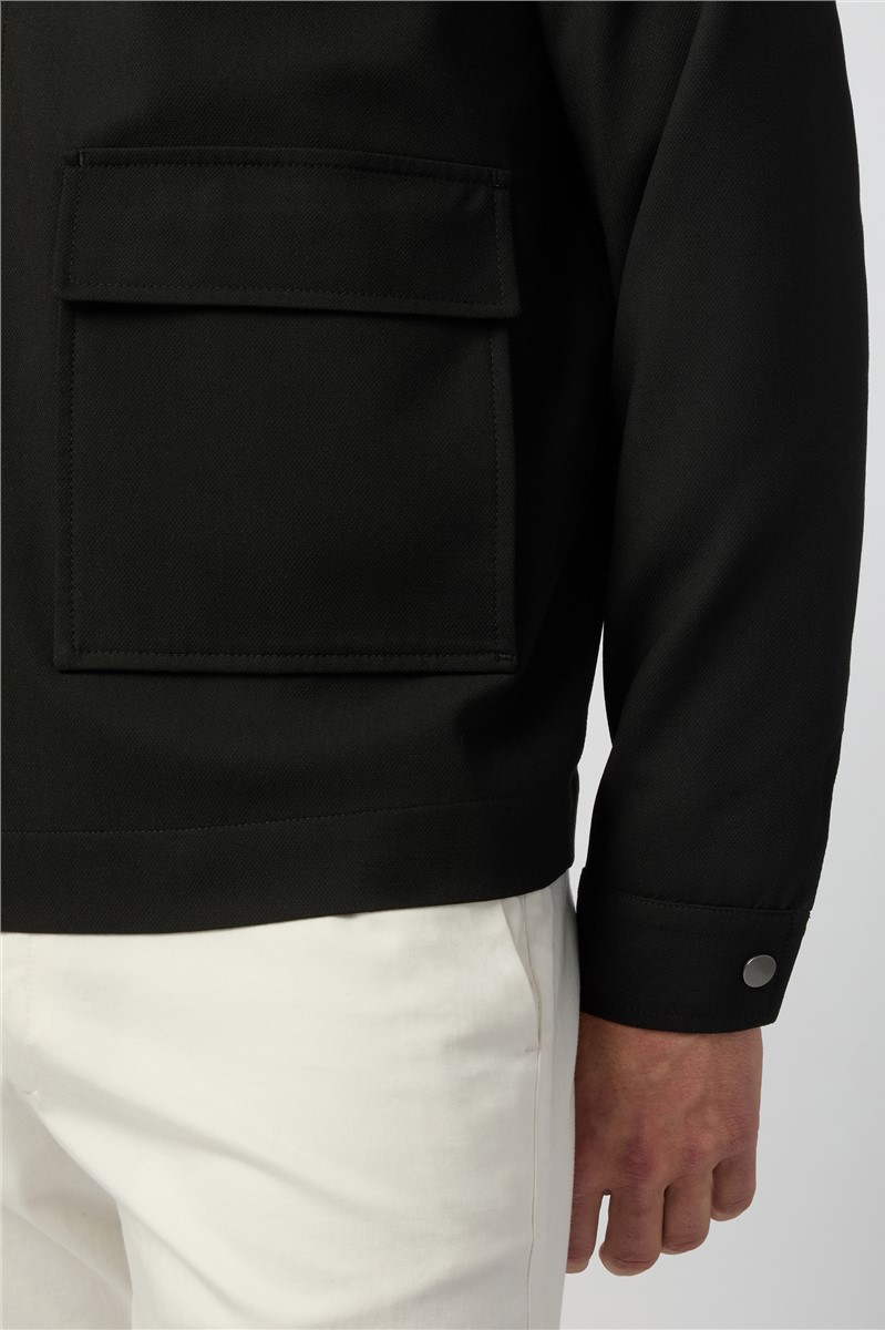  Black Zipped Jacket