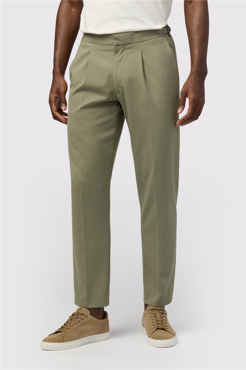  Olive Trousers with Side Adjuster