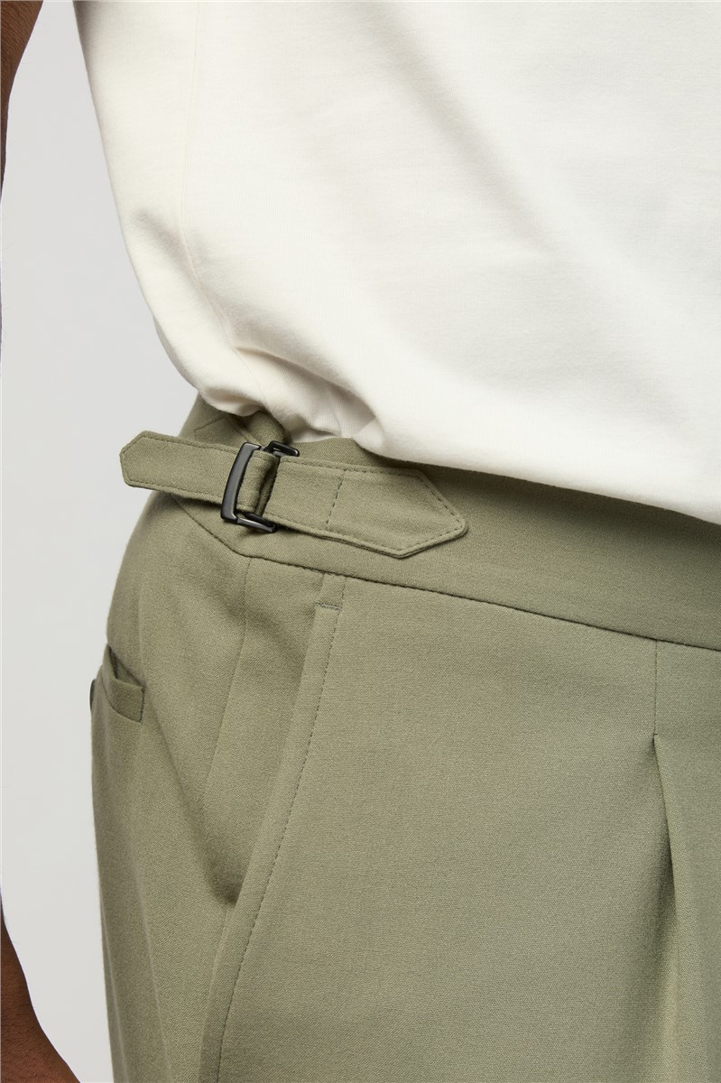  Olive Trousers with Side Adjuster
