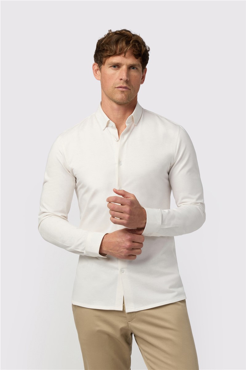  Ecru Jersey Shirt