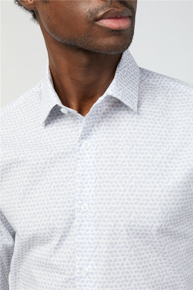  Slim Fit Dandelion Print Shirt