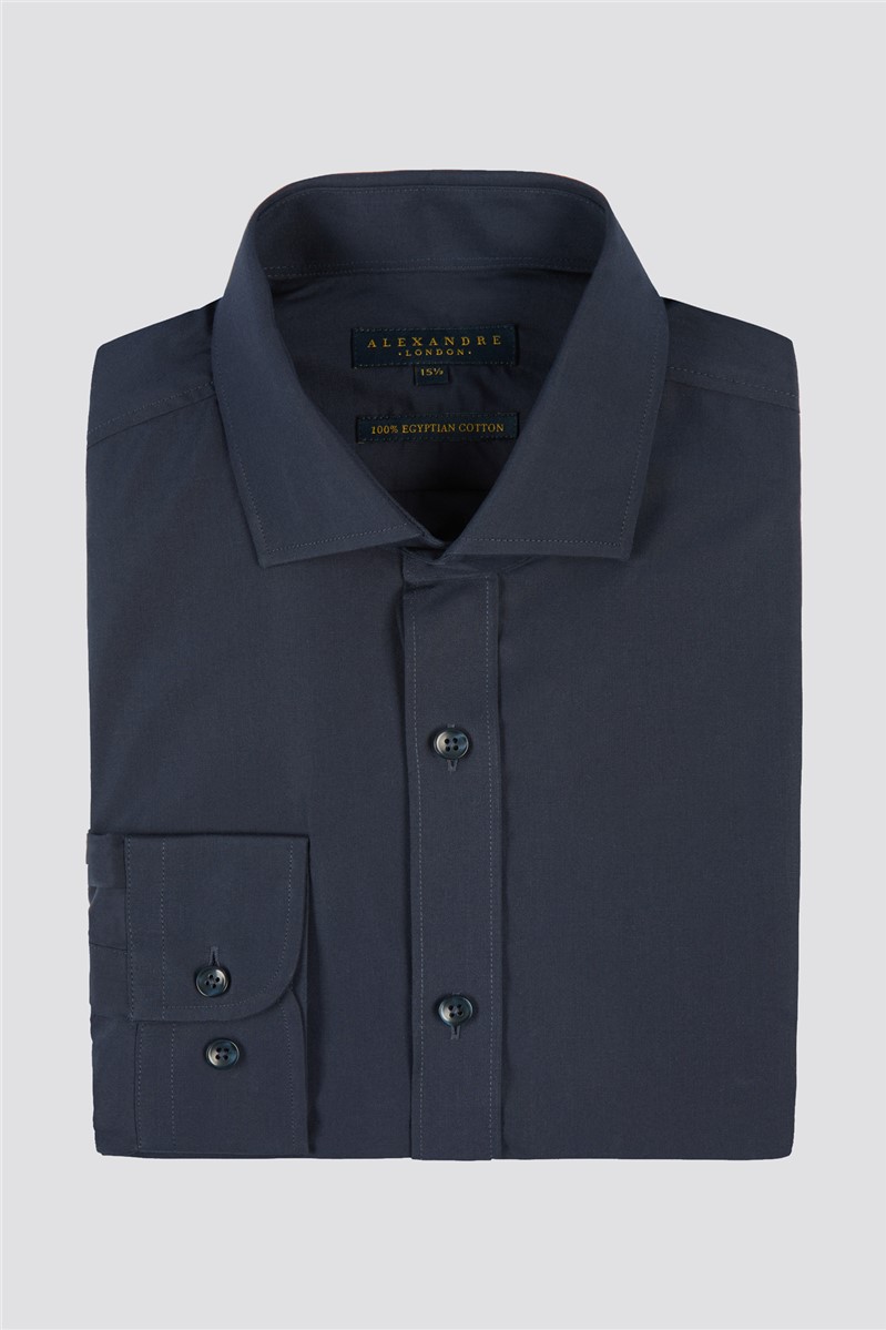  Tailored Fit Adjustable Cuff Cutaway Collar Shirt