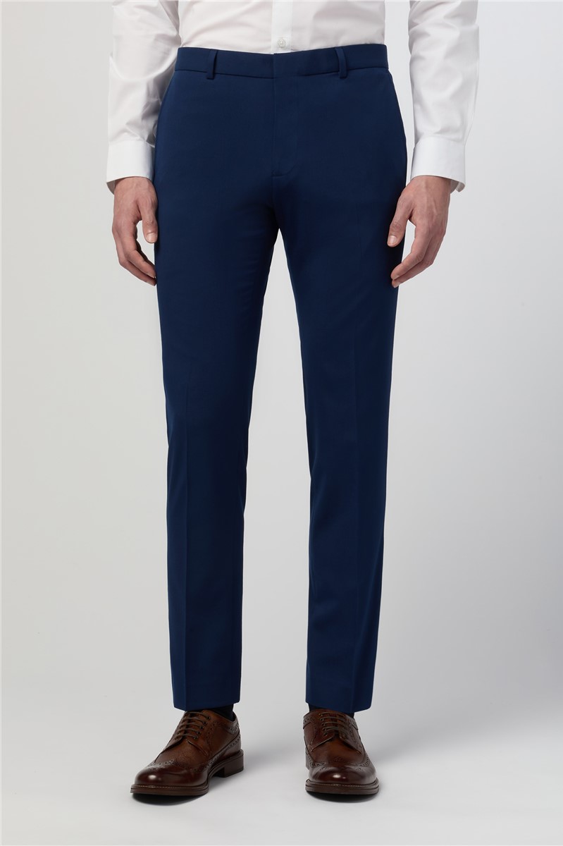  Skinny Fit Blue Stretch Trousers