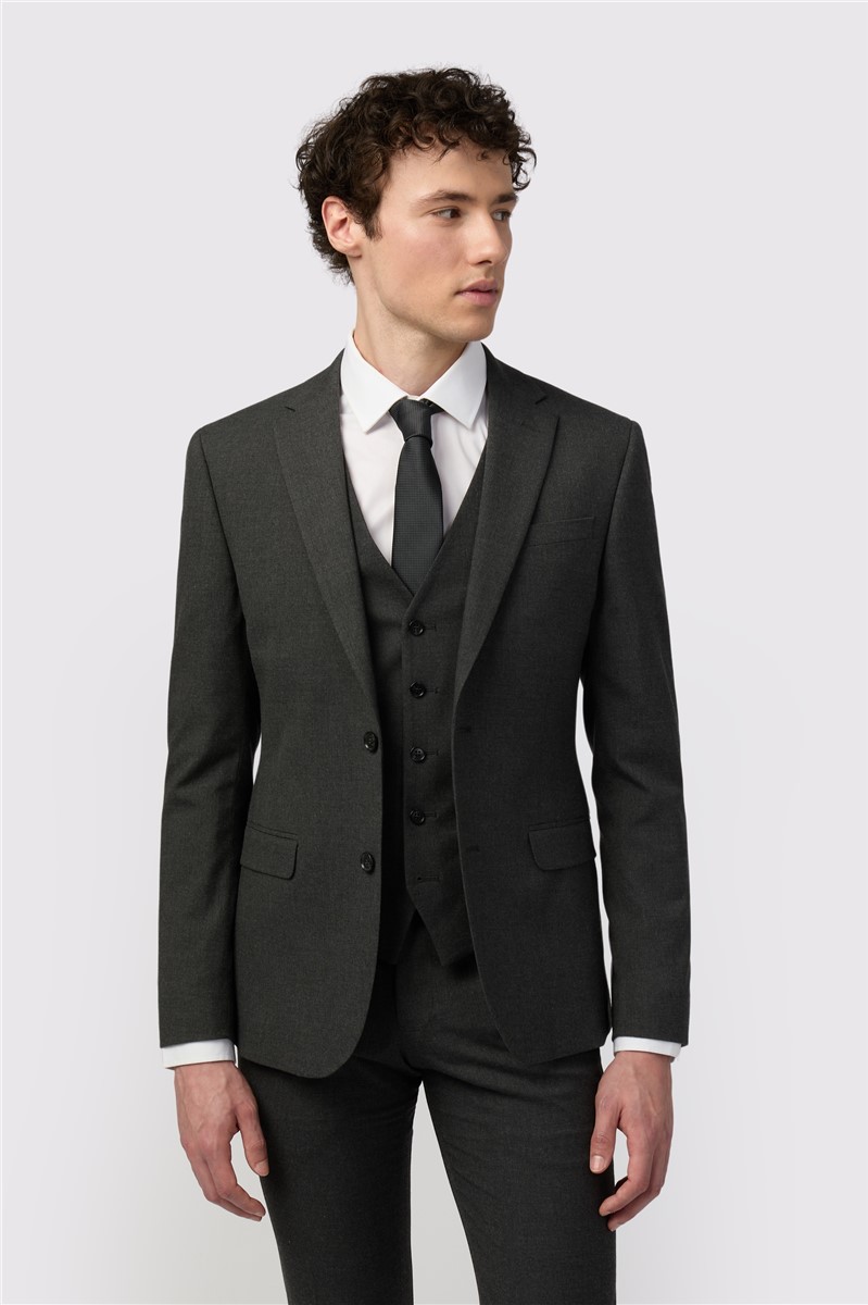  Skinny Fit Charcoal Stretch Trouser