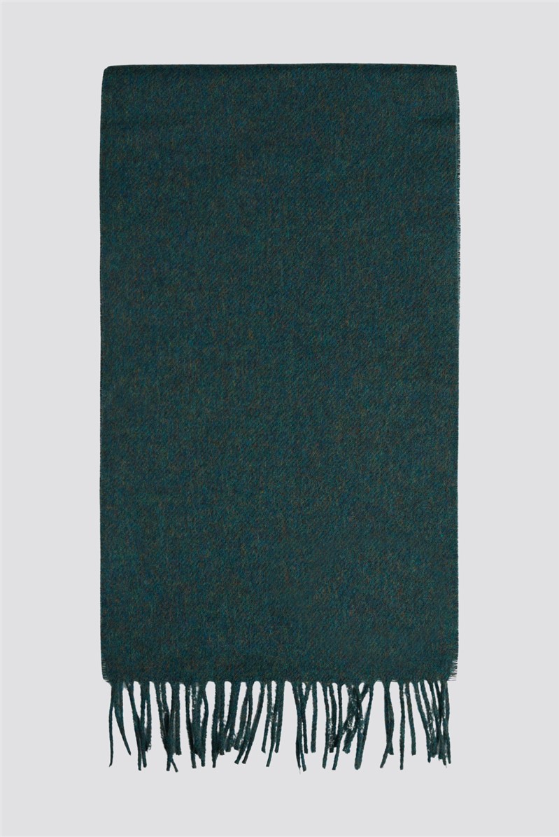  Merino Wool Teal Scarf