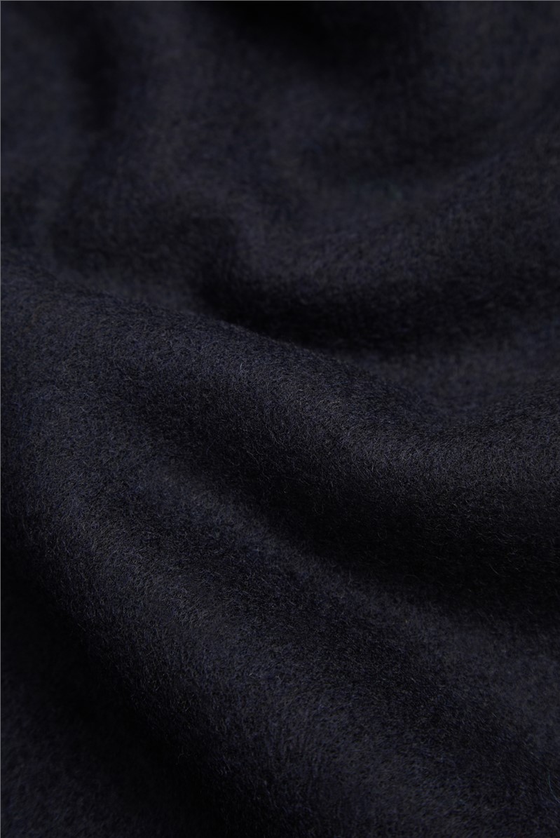  Merino Wool Navy Scarf