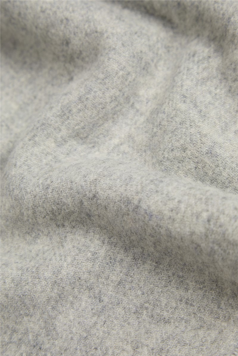  Merino Wool Silver Grey Scarf