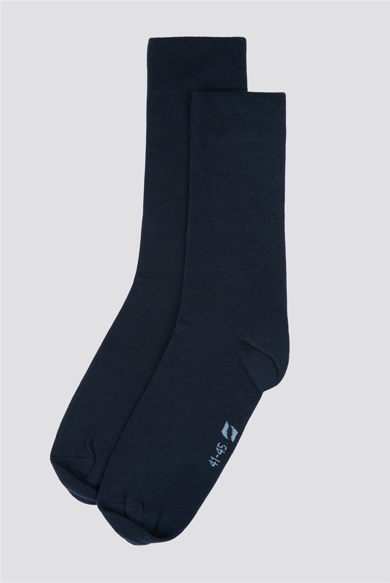  Black, Navy & Grey Socks Pack of 3