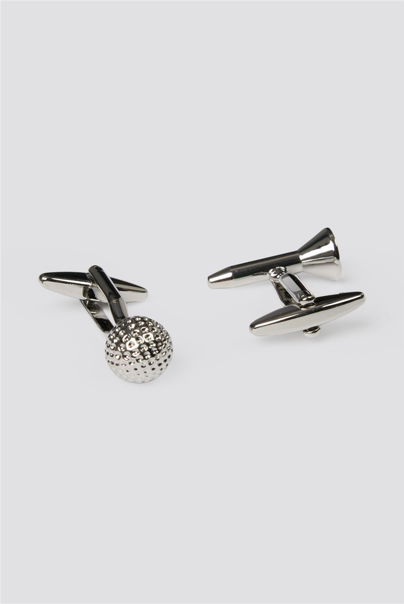 Golf Ball and Tee Cufflinks