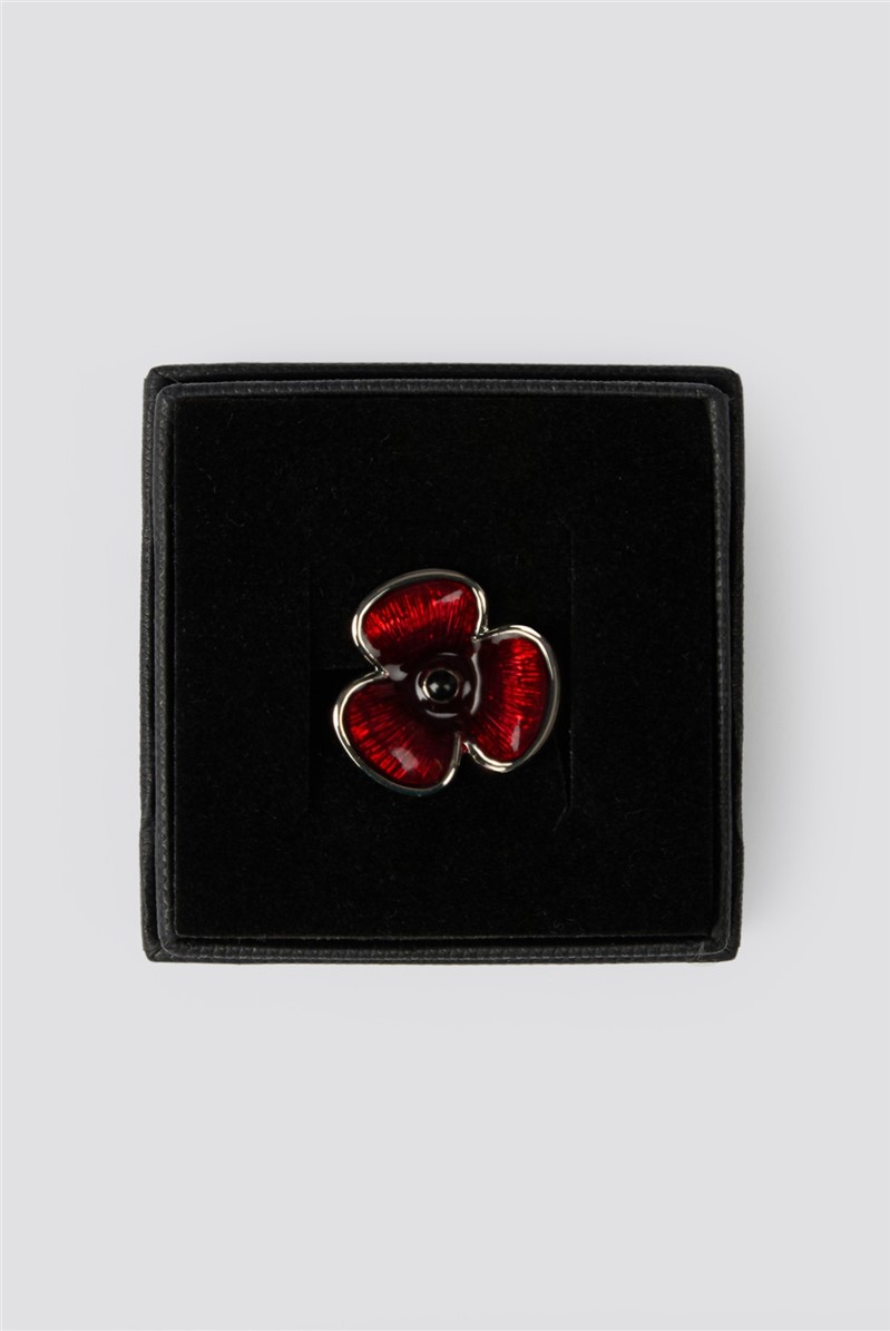 Poppy Lapel Pin Badge