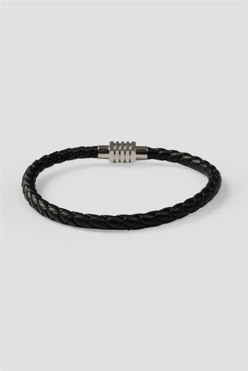 Black Leather Bracelet