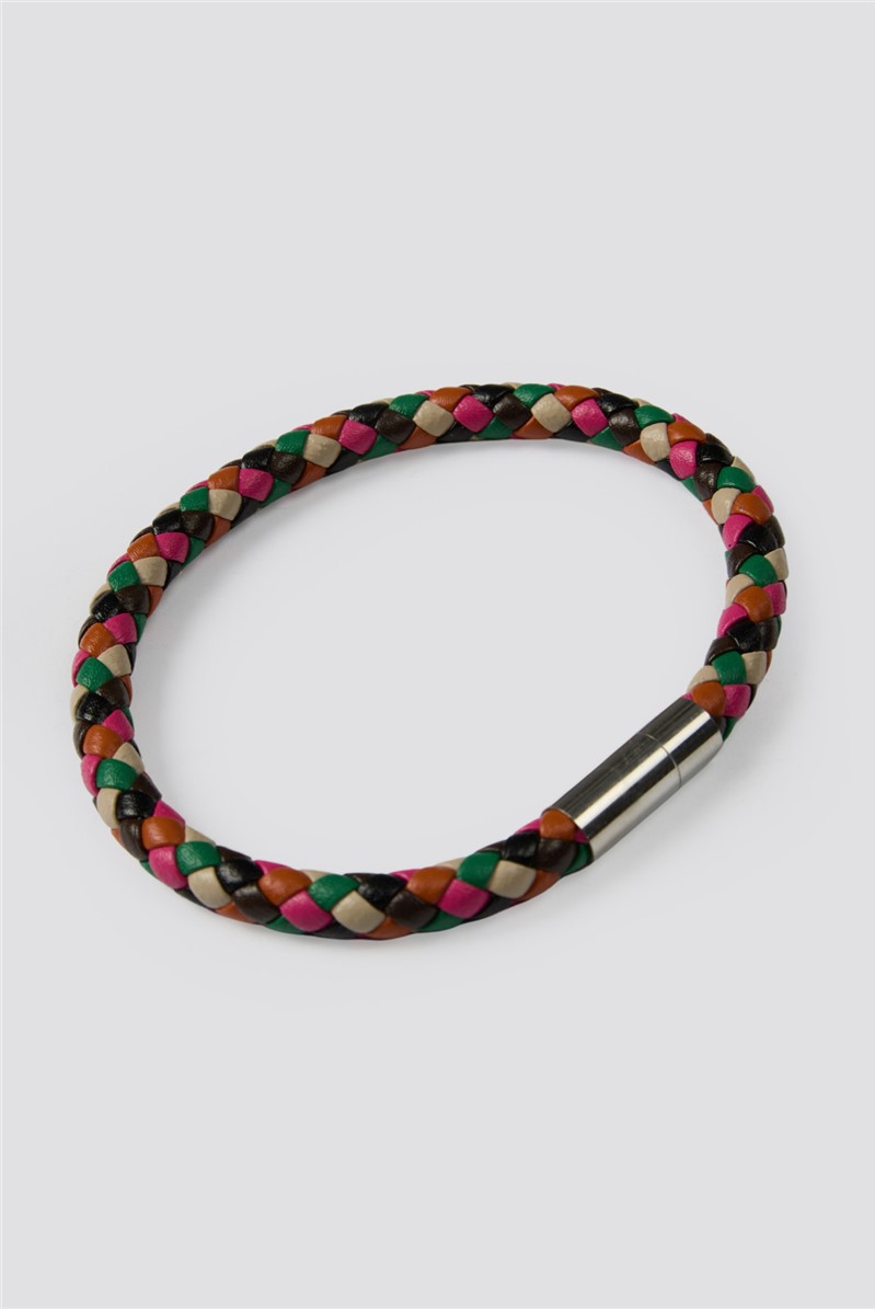 Multicolour Leather Bracelet