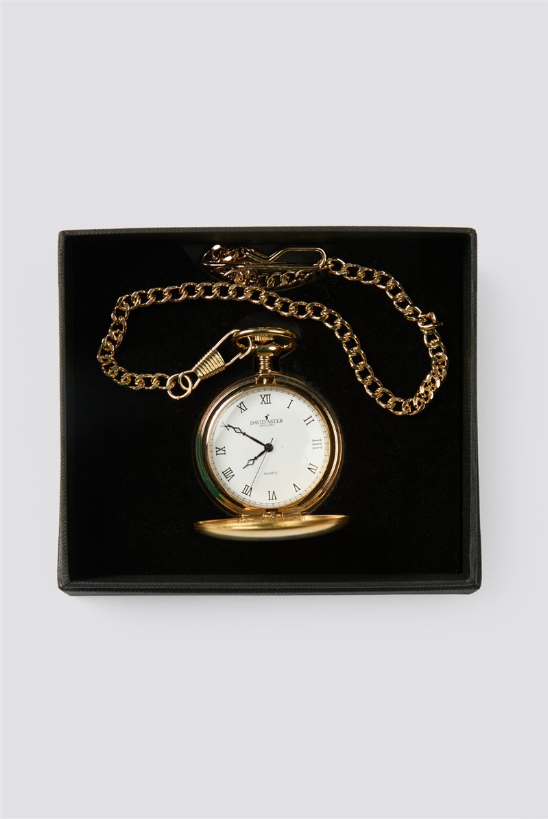 Gold Quartz Pocket Watch