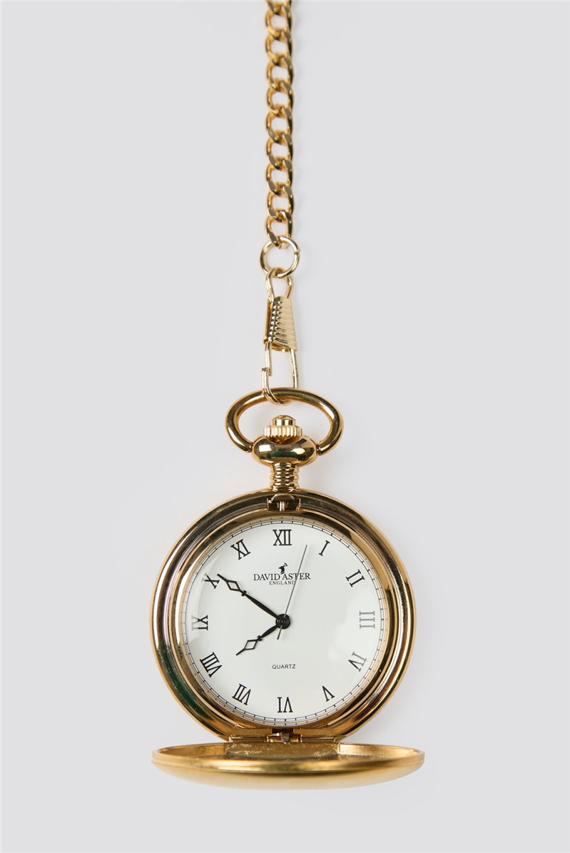 Gold Quartz Pocket Watch