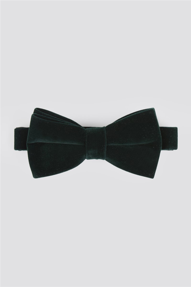  Emerald Velvet Bow Tie