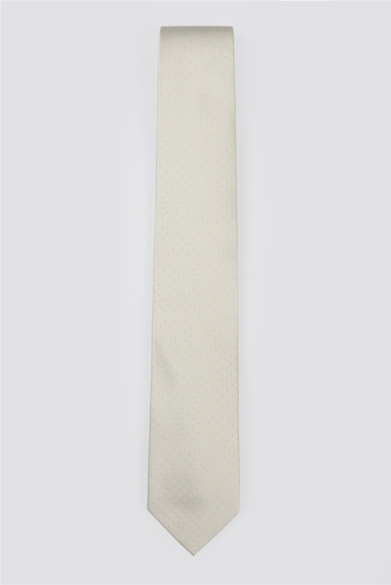  Silver and Gold Polka Dot Tie