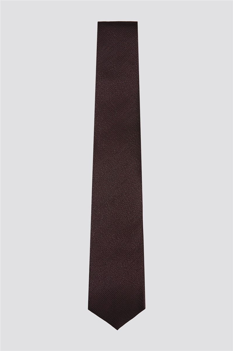  Burgundy Lurex Tie