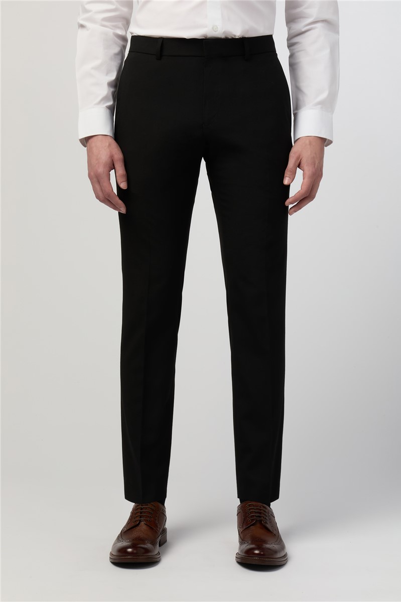  Skinny Fit Black Stretch Trousers