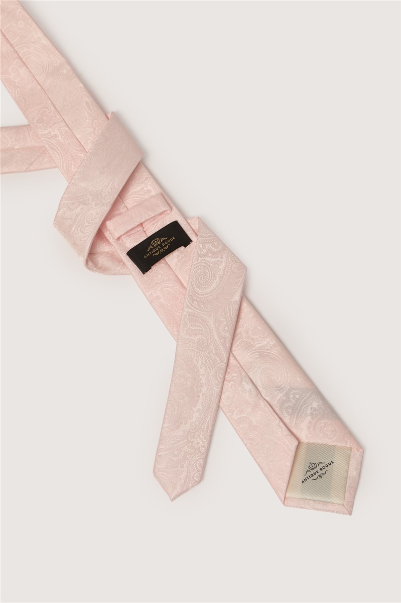  Pink Paisley Pocket Square