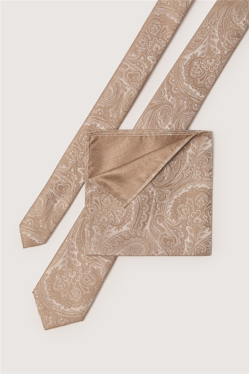  Champagne Paisley Tie