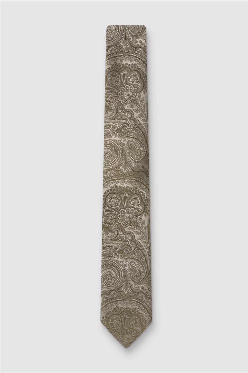  Sea Green Paisley Tie