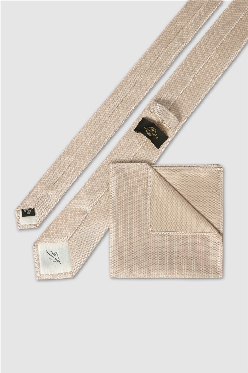  Ecru Textured Tie
