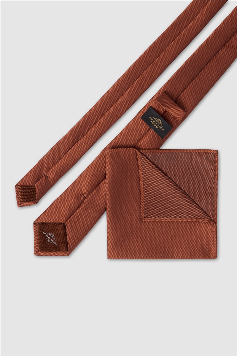  Rust Textured Tie