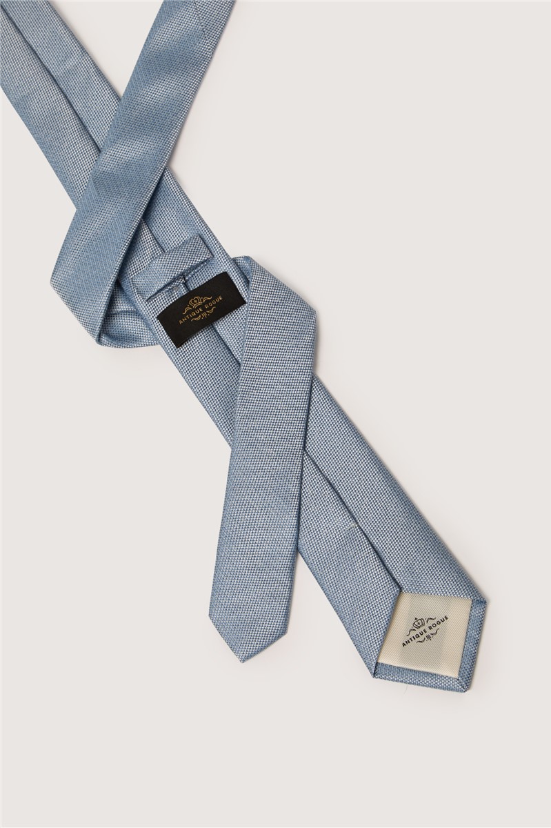  Light Blue Textured Tie