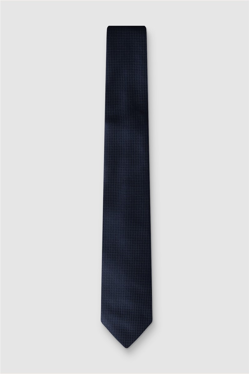  Navy Textured Tie