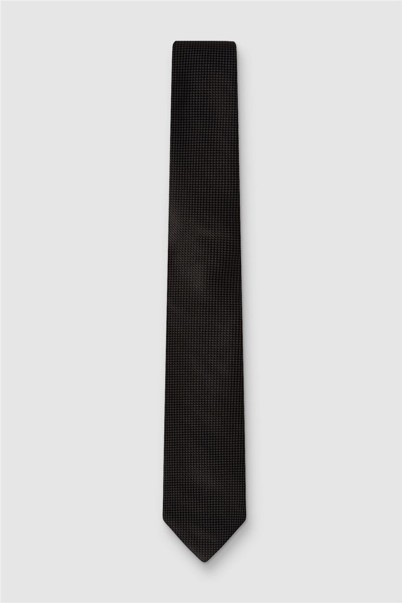  Black Textured Tie
