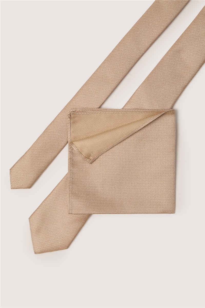  Champagne Textured Tie