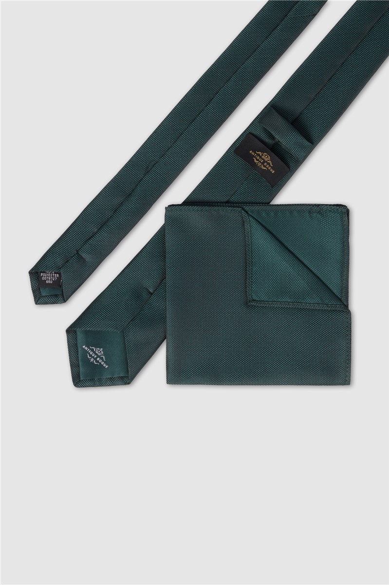  Green Textured Tie