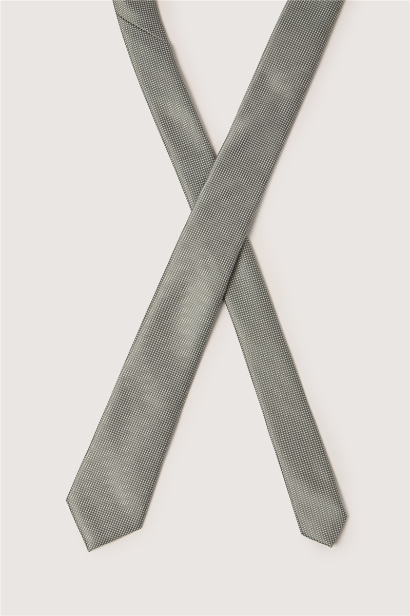  Sea Green Textured Tie