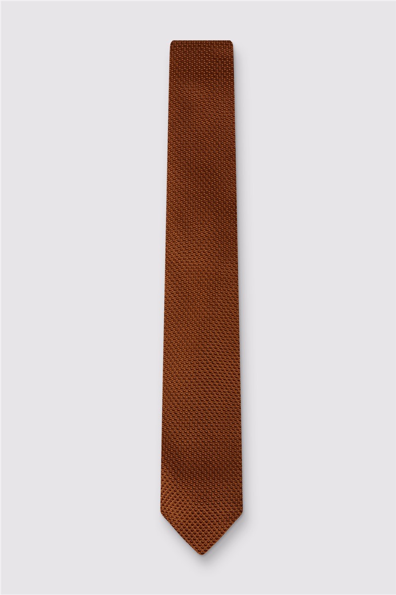  Rust Knitted Tie