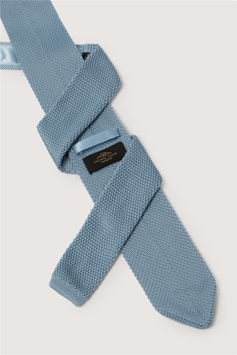  Blue Knitted Tie