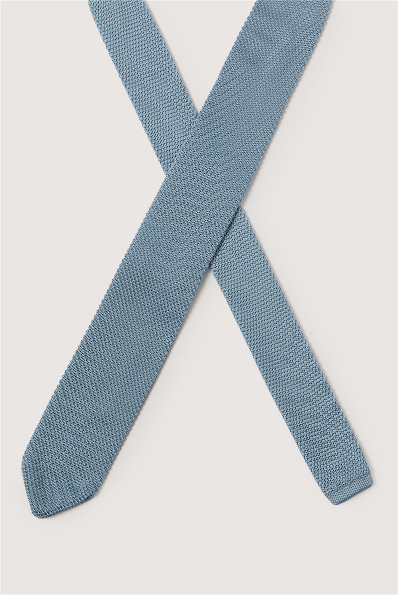  Blue Knitted Tie