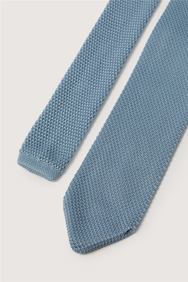  Blue Knitted Tie