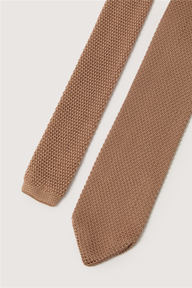  Sand Knitted Tie