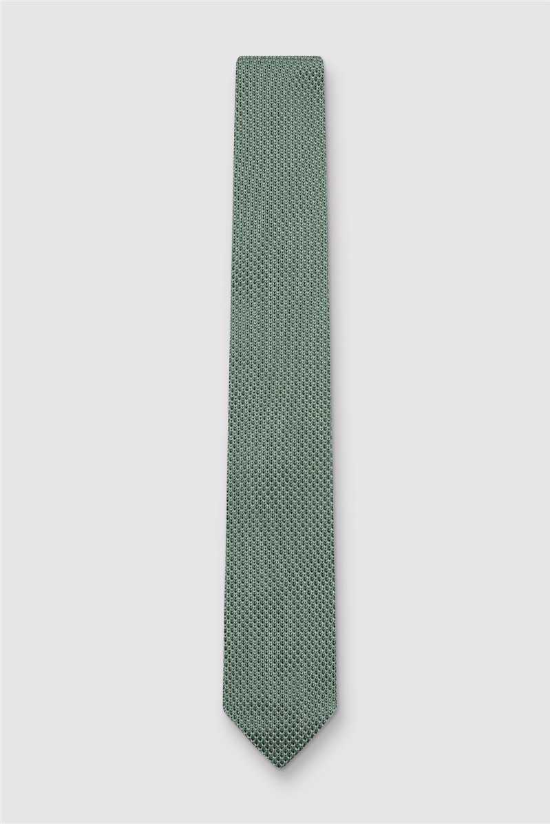 Sea Green Knitted Tie