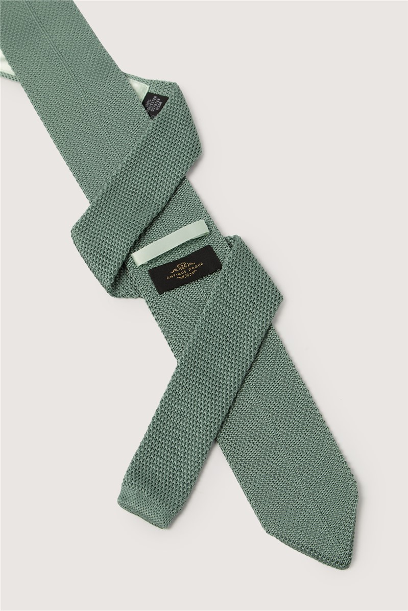  Sea Green Knitted Tie