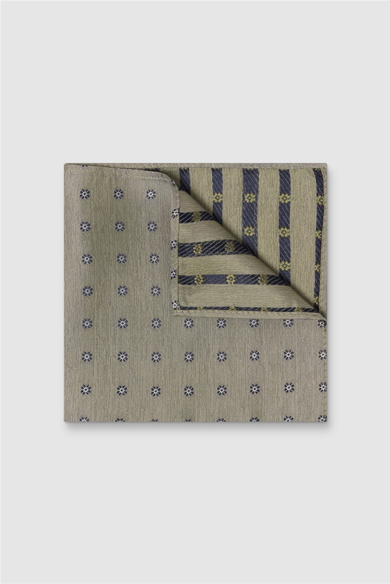  Sage Daisy Jacquard Silk Tie