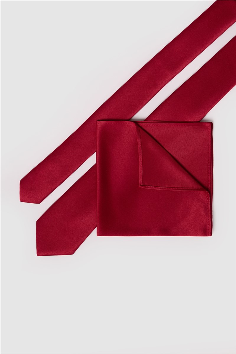  Slim Red Tie